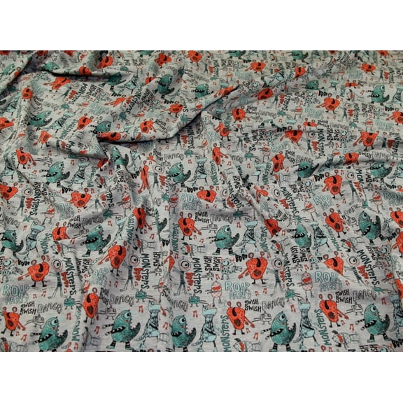 John Louden Loop Back French Terry Stretch Knit Fabric Grey - per yard