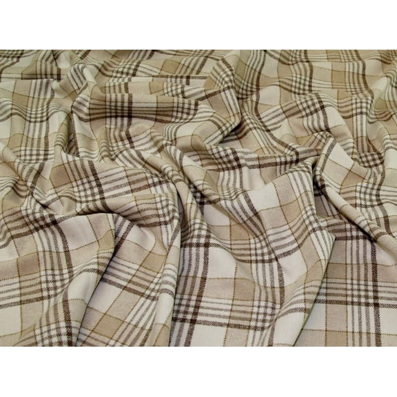 John Louden Wool Blend Coating Fabric Cream - per yard