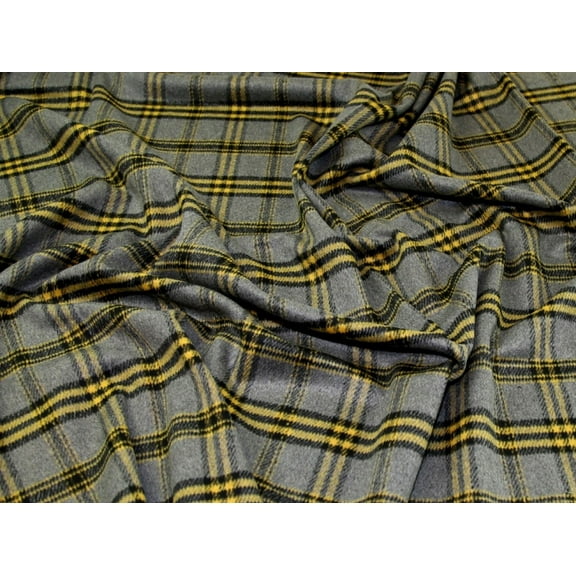 John Louden Wool Blend Coating Fabric Grey - per yard