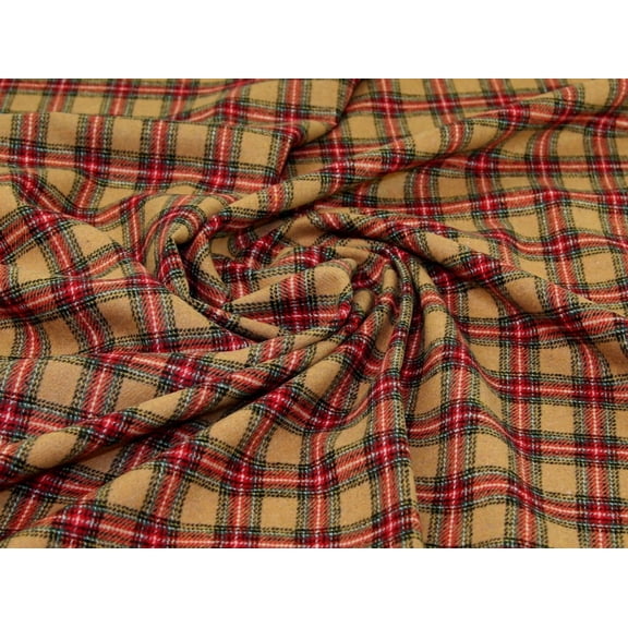 John Louden Wool Blend Coating Fabric Tan - per yard