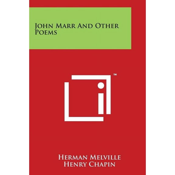 John Marr And Other Poems (Paperback)