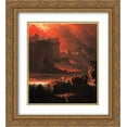 thumbnail image 1 of John Martin 2x Matted 20x24 Gold Ornate Framed Art Print 'Sadak in Search of the Waters of Oblivion', 1 of 2