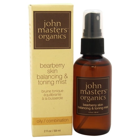 John Masters Organics Skin Balancing & Toning Mist, Bearberry, 2 Oz