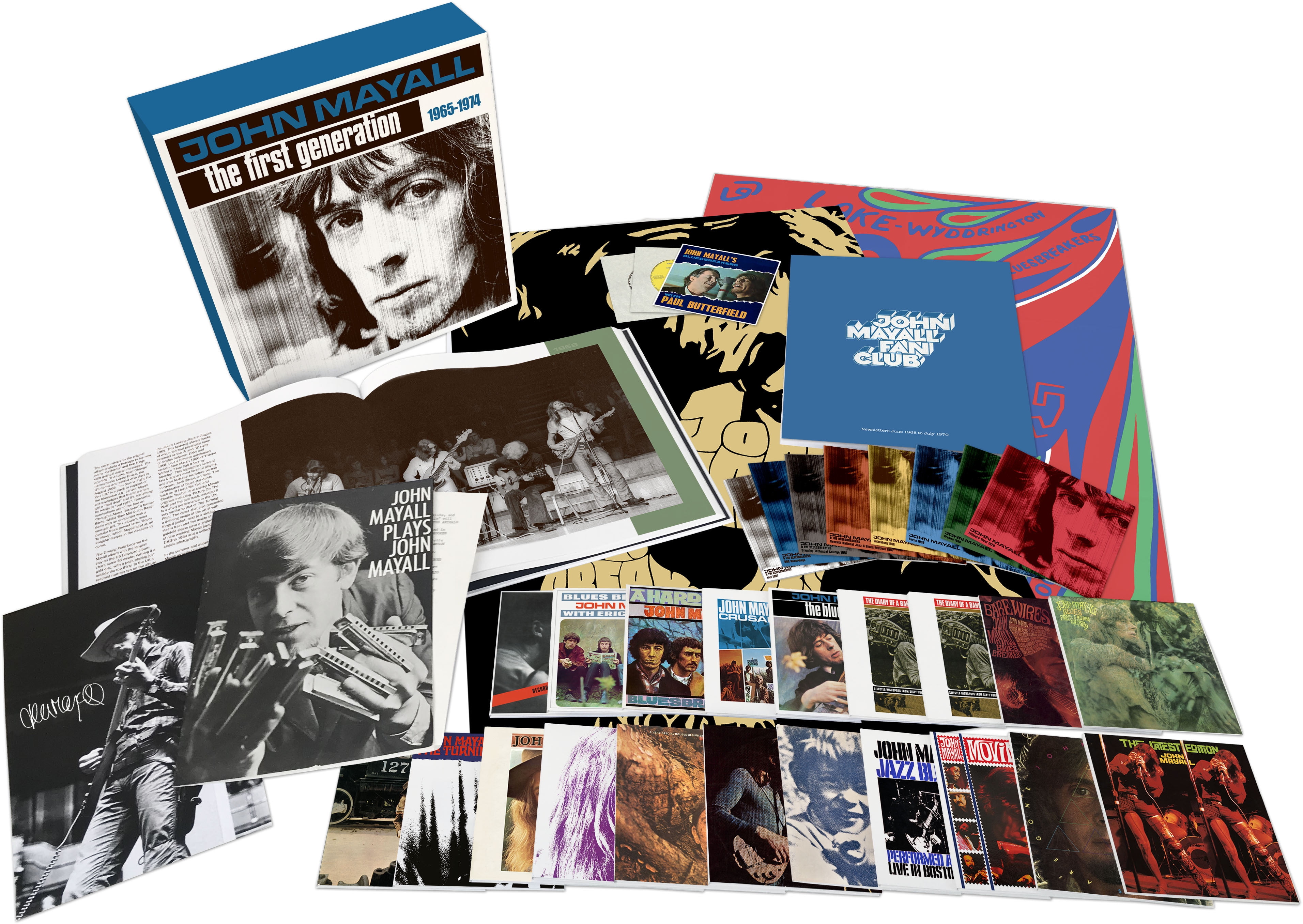 John Mayall - First Generation 1965-1974 (Ltd 35CD Boxset/Book & Signed Photo) - Music & Performance - CD