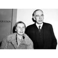 thumbnail image 1 of John Maynard Keynes & Wife. The Economist Arrives In Nyc History (36 x 24), 1 of 1