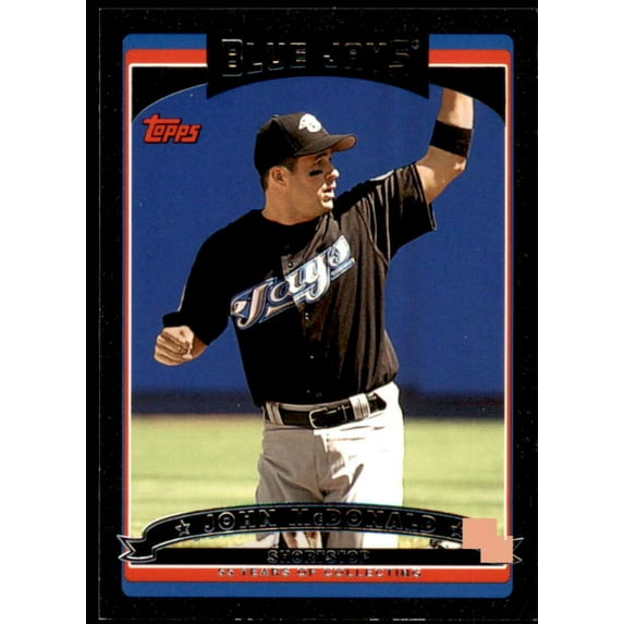 John Mcdonald Card 2006 Topps Update Black #UH121
