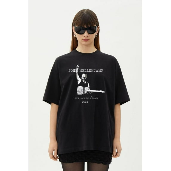 John Mellencamp Tour 2024 Live In Person Vintage T-Shirt, for men & women, up to size 5XL