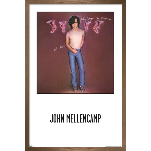 John Mellencamp - Uh-huh Album Series Wall Poster, 22.375" x 34" Framed