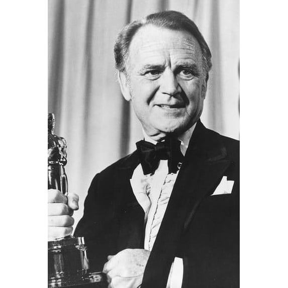 John Mills B&w 24x36 Poster With Oscar Academy Award