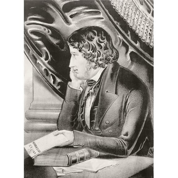 John Mitchel 1815 1875 Irish Nationalist Activist Political Journalist Politician From A Nineteenth Century Poster Print, 12 x 17