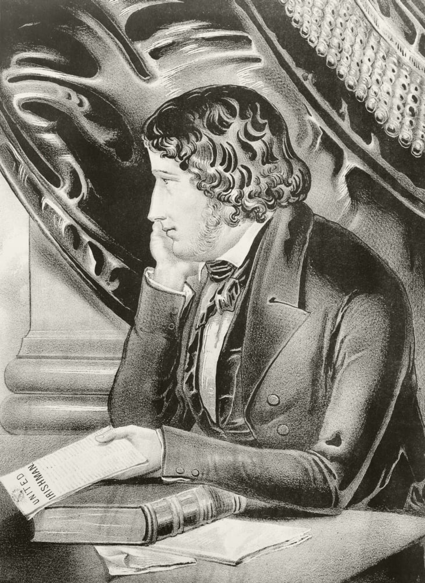 John Mitchel 1815 1875 Irish Nationalist Activist Political Journalist Politician From A Nineteenth Century Print Canvas Art - Ken Welsh Design Pics (24 x 34)