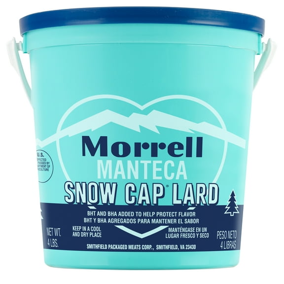 John Morrell Snow Cap Lard, 4 lb