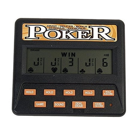 Classic 5-in-1 Poker Handheld Classic Games by John N. Hansen
