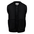 thumbnail image 1 of John Ownbey Company Men's Woobie Vest Poncho Liner Quilted Puff Vest Made in USA, Black, X-Small, 1 of 1