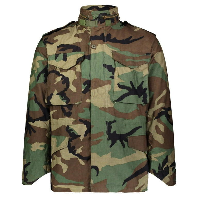 John Ownbey Men's M-65 US Military Field Jacket with Hood