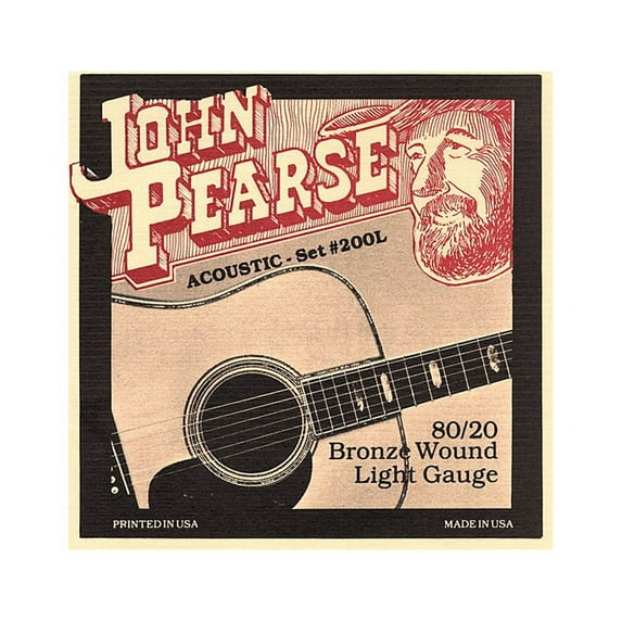John Pearse Acoustic Guitar Bridge Pins (P200L)