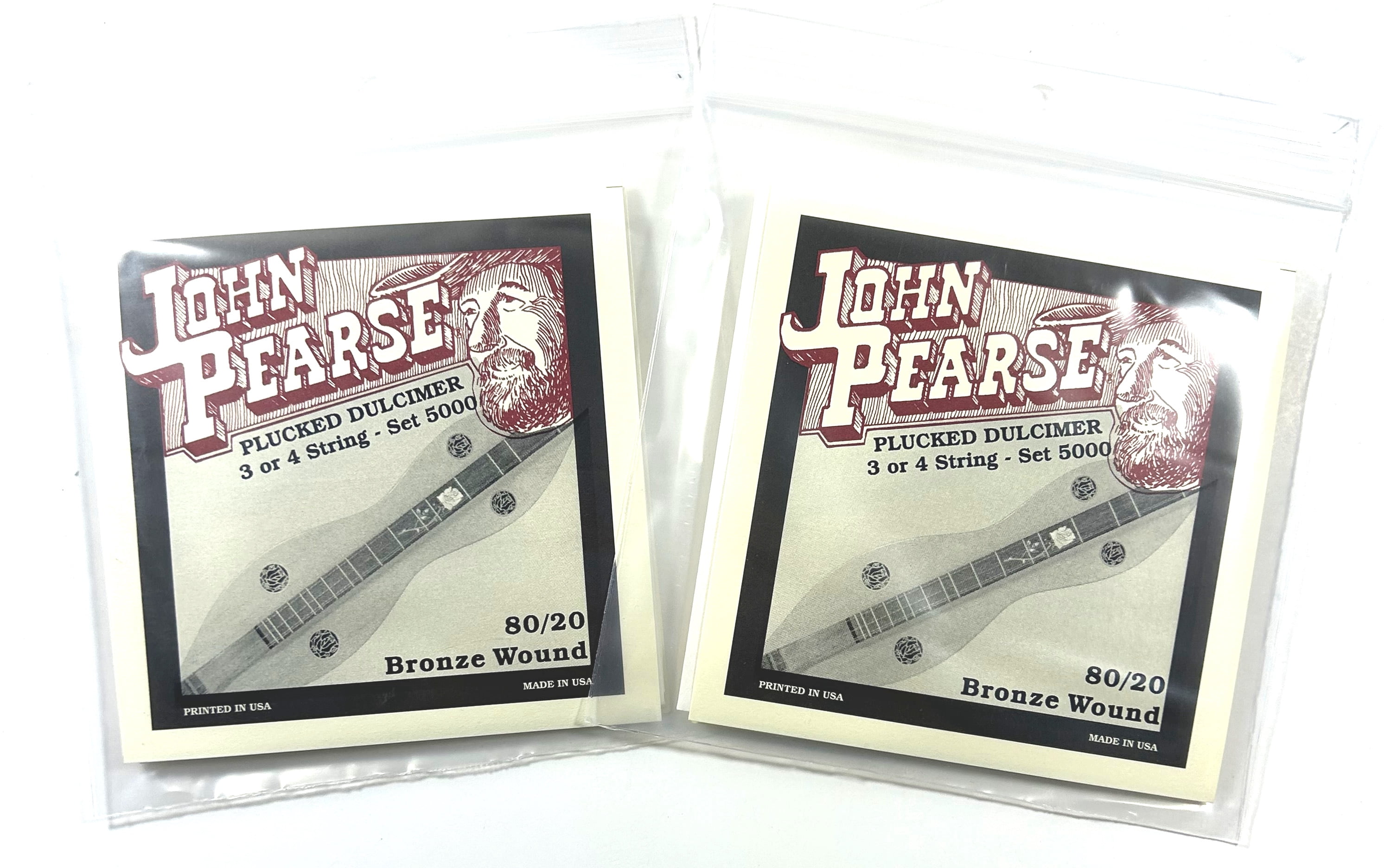 Dulcimer String Set John Pearse Dulcimer Strings 2 Sets 4 String 09-10-12-23w - Walmart.com