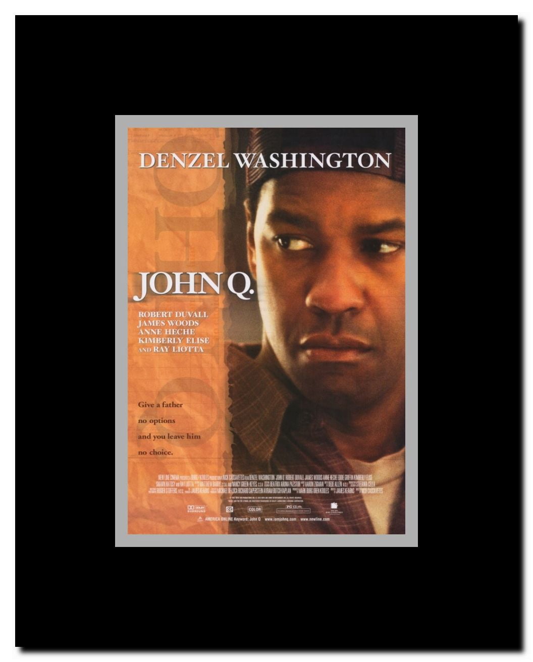 John Q Framed Movie Poster