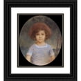 thumbnail image 1 of John Quincy Adams 15x17 Black Ornate Wood Framed Double Matted Museum Art Print Titled - Victor Luithlen (1905), 1 of 5