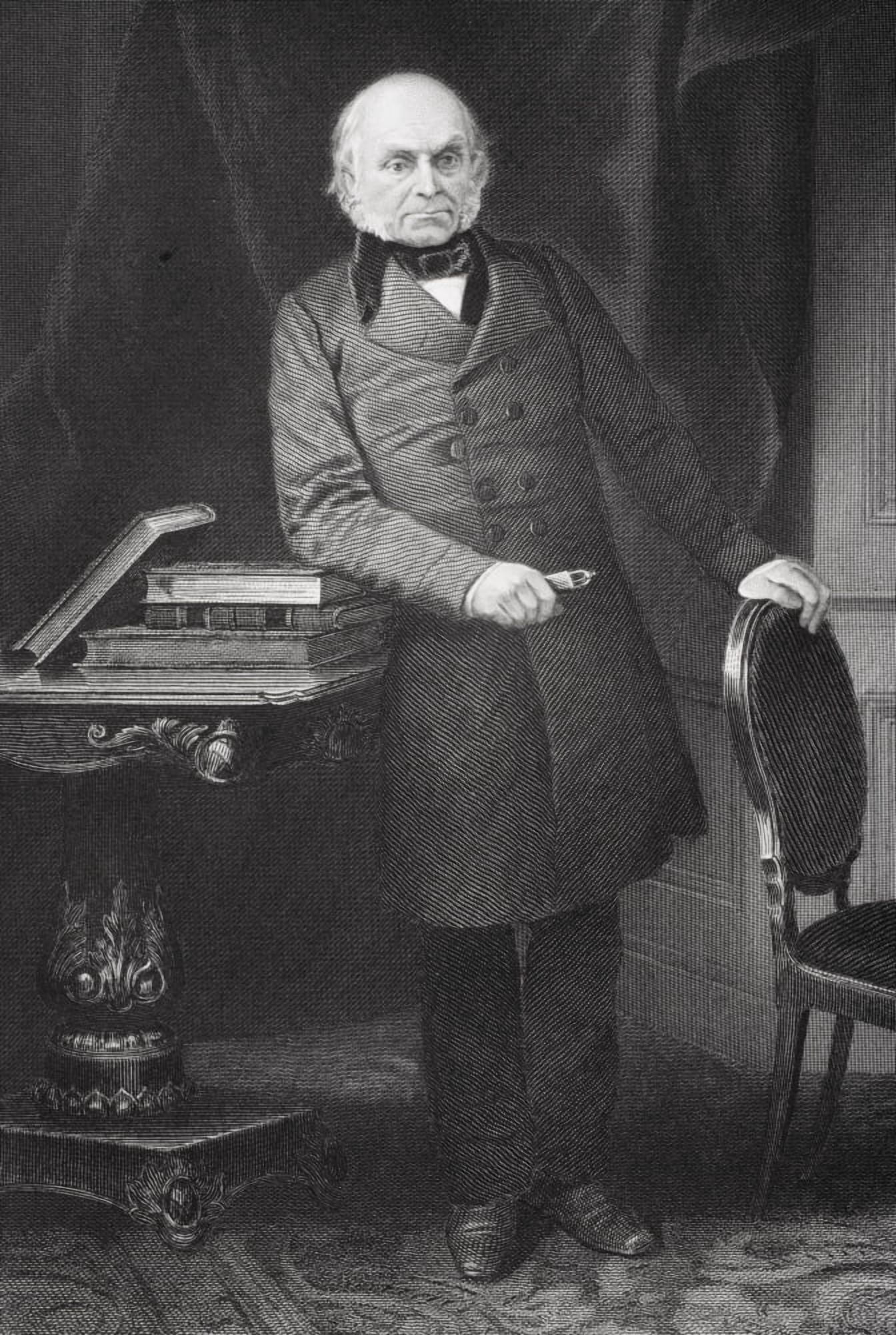 John Quincy Adams 1767-1848 Eldest Son Of President John Adams And Sixth President Of The United States 182529 From Painting By Alonzo Chappel Canvas Art - Ken Welsh Design Pics (12 x 17)