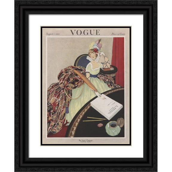 John Rea Neill 15x18 Black Ornate Wood Framed Double Matted Museum Art Print Titled - The Marvelous Land of Oz Pl.14 (1904)