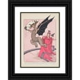 thumbnail image 1 of John Rea Neill 18x24 Black Ornate Framed Double Matted Museum Art Print Titled: The Marvelous Land of Oz Pl.33 (1904), 1 of 5