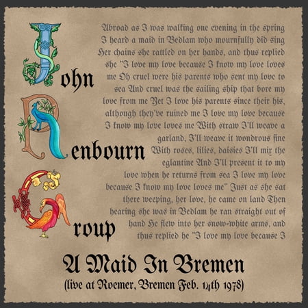 John Renbourn Group - A Maid In Bremen (Live At Roemer, Bremen Feb. 14th 1978) - Folk Music - CD