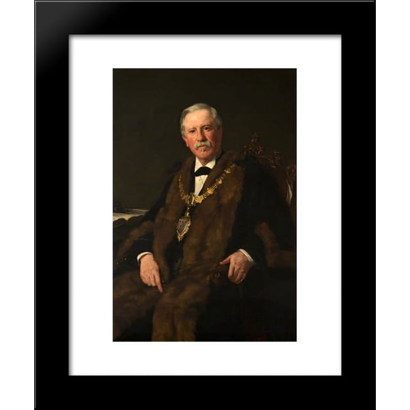 John Richard Pickmere, Mayor of Warrington 20x24 Framed Art Print by James Charles
