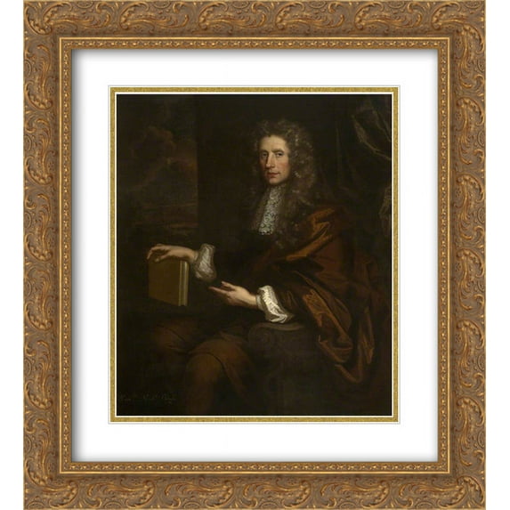 John Riley 2x Matted 20x24 Gold Ornate Framed Art Print 'Robert Boyle '