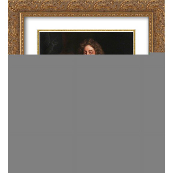 John Riley 2x Matted 20x24 Gold Ornate Framed Art Print 'Sir Josiah Child, Bt, MP'