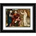 thumbnail image 1 of John Roddam Spencer Stanhope 2x Matted 24x20 Black Ornate Framed Art Print 'Why seek ye the living among the dread (St Luke, Chapter XIV, verse 5)', 1 of 2