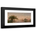thumbnail image 1 of John Ross Key 24x13 Black Modern Framed Museum Art Print Titled - Santa Clara Valley, California (1874), 1 of 1