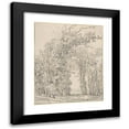 thumbnail image 1 of John Ruskin 15x18 Black Modern Framed Museum Art Print Titled - Study of Trees (17th Century), 1 of 5