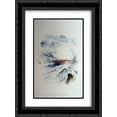 thumbnail image 1 of John Ruskin 2x Matted 18x24 Black Ornate Framed Art Print 'The Glacier des Bois', 1 of 2