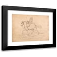 thumbnail image 1 of John Sell Cotman 14x12 Black Modern Framed Museum Art Print Titled - Horse Loaded with Artist's Paraphernalia, 1 of 5