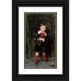 thumbnail image 1 of John Singer Sargent 10x14 Black Ornate Wood Framed Double Matted Museum Art Print Titled: Robert De Cevrieux (1879), 1 of 5