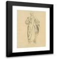 thumbnail image 1 of John Singer Sargent 11x14 Black Modern Framed Museum Art Print Titled - Study for ‘Dogma of the Redemption - Frieze of Angels’ (Recto) (1895-1903), 1 of 5