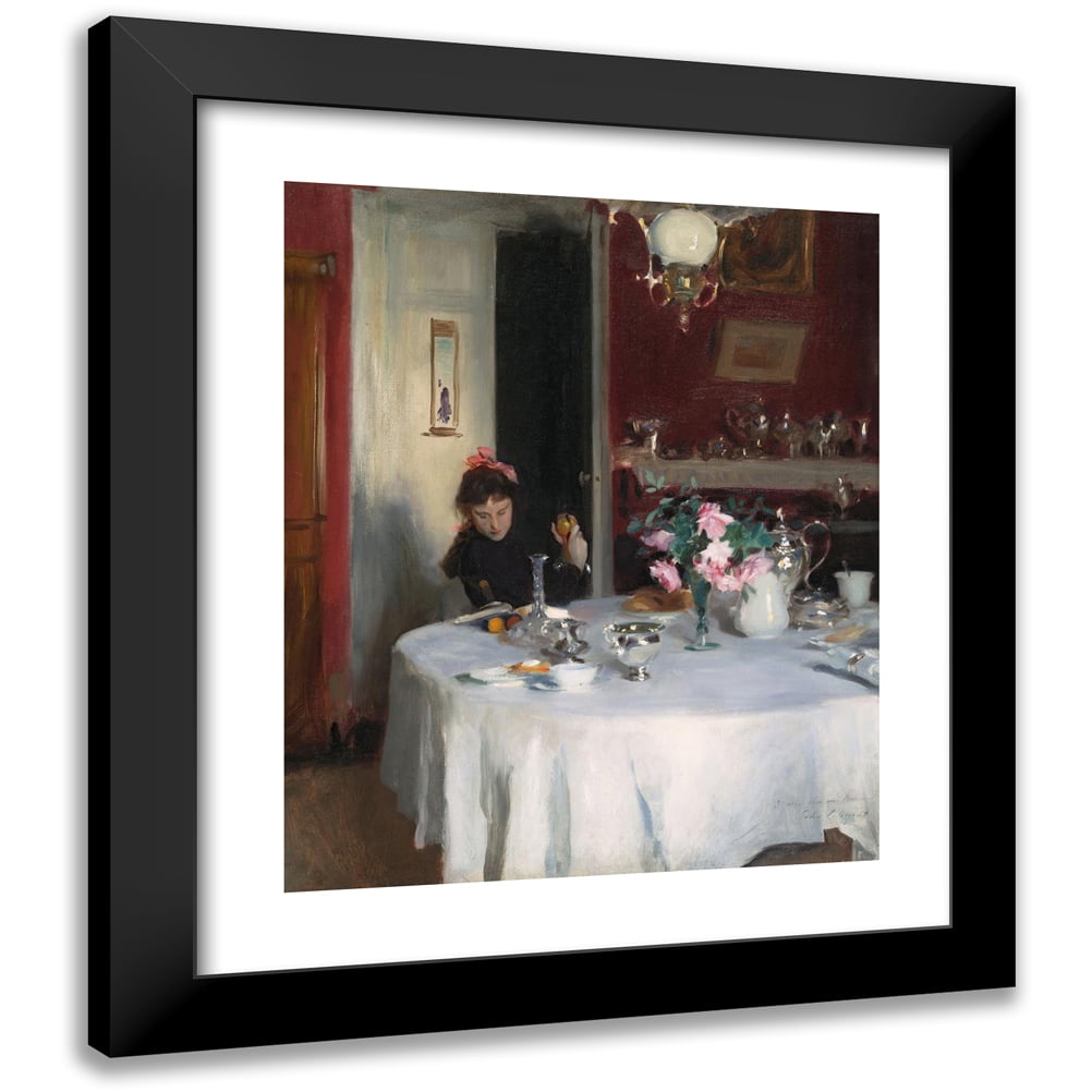 John Singer Sargent 12x14 Black Modern Framed Museum Art Print Titled ...