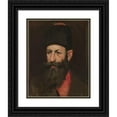 thumbnail image 1 of John Singer Sargent 12x14 Black Ornate Wood Framed Double Matted Museum Art Print Titled: The Cossack, 1 of 5