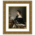 thumbnail image 1 of John Singer Sargent 12x14 Gold Ornate Wood Frame and Double Matted Museum Art Print Titled - Sybil Frances Grey, Later Lady Eden (1906), 1 of 4