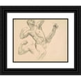 thumbnail image 1 of John Singer Sargent 24x20 Black Ornate Framed Double Matted Museum Art Print Titled: Studies of Achilles for ‘Chiron and Achilles’ (1922-1925), 1 of 5