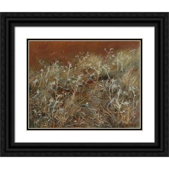 John Singer Sargent 24x20 Black Ornate Framed Double Matted Museum Art Print Titled: Thistles (1883)