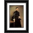 thumbnail image 1 of John Singer Sargent 2x Matted 18x24 Black Ornate Framed Art Print 'Mrs Adrian Iselin', 1 of 2