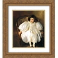 thumbnail image 1 of John Singer Sargent 2x Matted 20x22 Gold Ornate Framed Art Print 'Expectancy', 1 of 2
