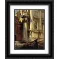 thumbnail image 1 of John Singer Sargent 2x Matted 20x24 Black Ornate Framed Art Print 'Corner of the Church of St. Stae, Venice', 1 of 2