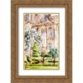 thumbnail image 1 of John Singer Sargent 2x Matted 20x24 Gold Ornate Framed Art Print 'A Palace and Gardens, Spain', 1 of 2