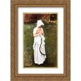 thumbnail image 1 of John Singer Sargent 2x Matted 20x24 Gold Ornate Framed Art Print 'Girl with a Sickle', 1 of 2