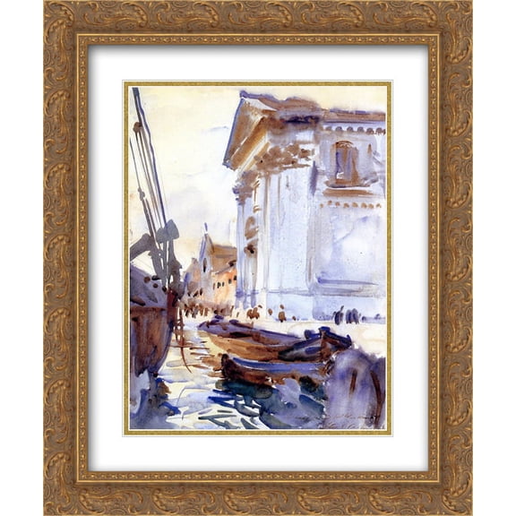 John Singer Sargent 2x Matted 20x24 Gold Ornate Framed Art Print 'I Gesuati'