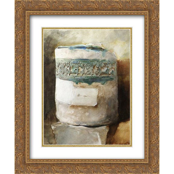 John Singer Sargent 2x Matted 20x24 Gold Ornate Framed Art Print 'Persian Artifact with Faience Decoration'