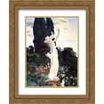 thumbnail image 1 of John Singer Sargent 2x Matted 20x24 Gold Ornate Framed Art Print 'Statue of Daphne', 1 of 2